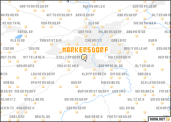 map of Markersdorf