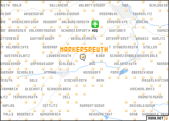 map of Markersreuth