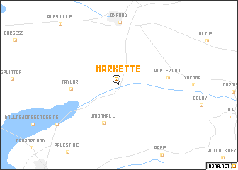 map of Markette