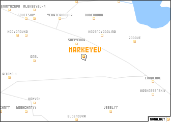 map of Markeyev