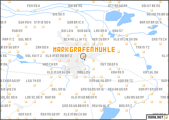 map of Markgrafenmühle