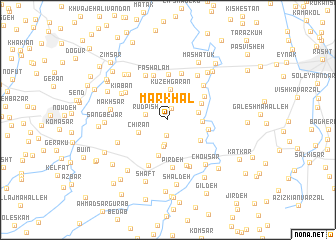 map of Markhāl