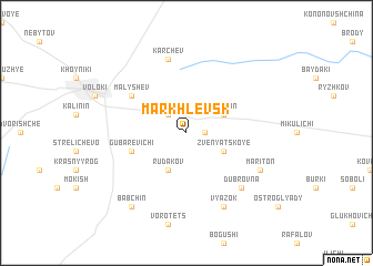 map of Markhlevsk