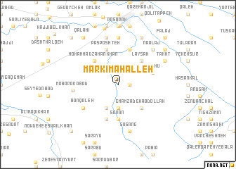 map of Markī Maḩalleh