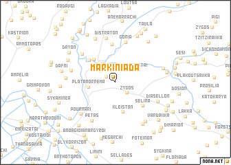 map of Markiniáda