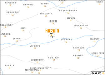 map of Markin