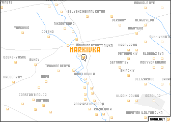 map of Markivka