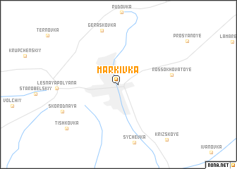 map of Markivka