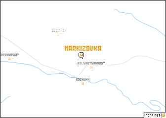 map of Markizovka