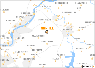 map of Markle