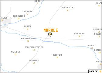 map of Markle