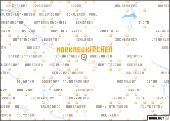 map of Markneukirchen