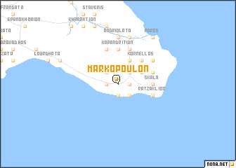 map of Markópoulon