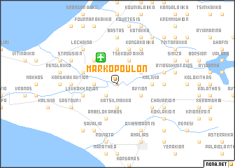 map of Markópoulon