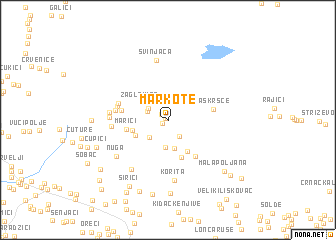 map of Markote