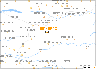 map of Markovac