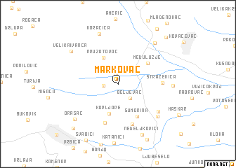 map of Markovac