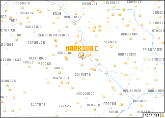 map of Markovac