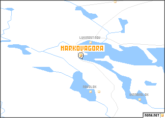 map of Markova Gora
