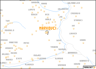 map of Markovci