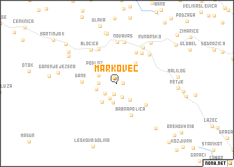 map of Markovec