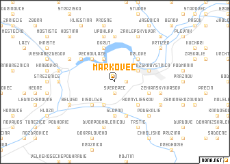 map of Markovec