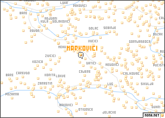 map of Markovići