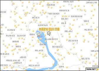 map of (( Markovina ))