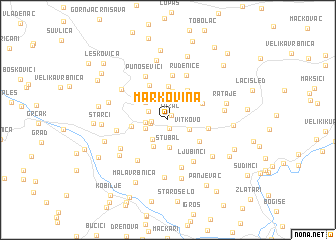 map of Markovina