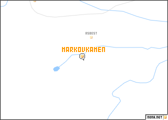map of Markov Kamen\