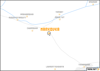 map of Markovka