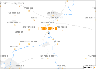 map of Markovka