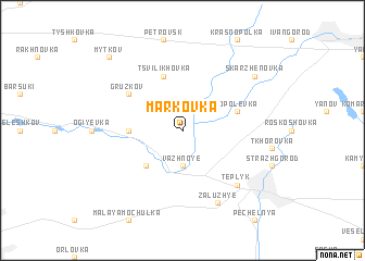 map of Markovka