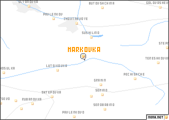 map of Markovka