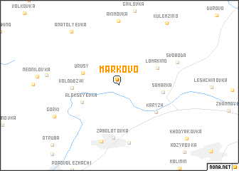 map of Markovo