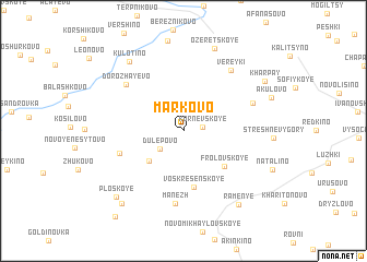 map of Markovo