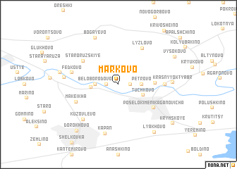 map of Markovo