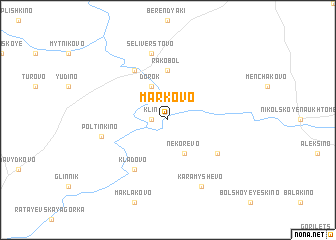 map of Markovo