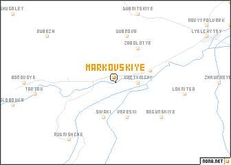 map of Markovskiye