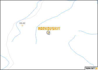 map of Markovskiy