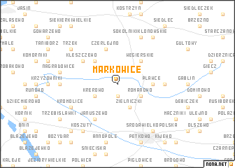 map of Markowice