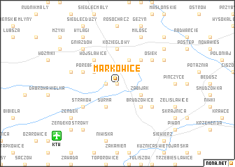 map of Markowice