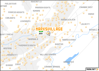 map of Marks Village