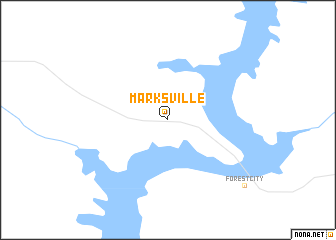 map of Marksville