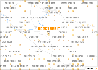 map of Marktbreit