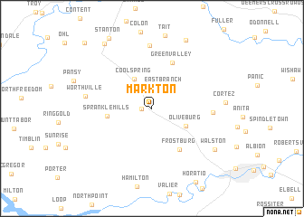 map of Markton