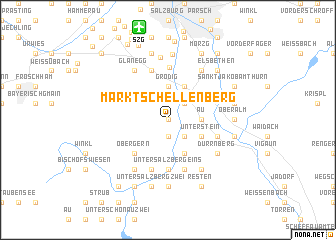 map of Marktschellenberg