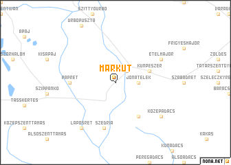 map of Márkút