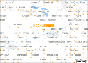 map of Markwerben