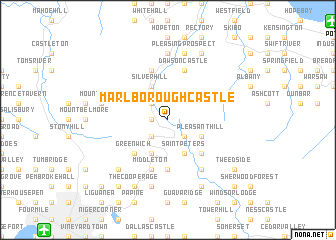 map of Marlborough Castle